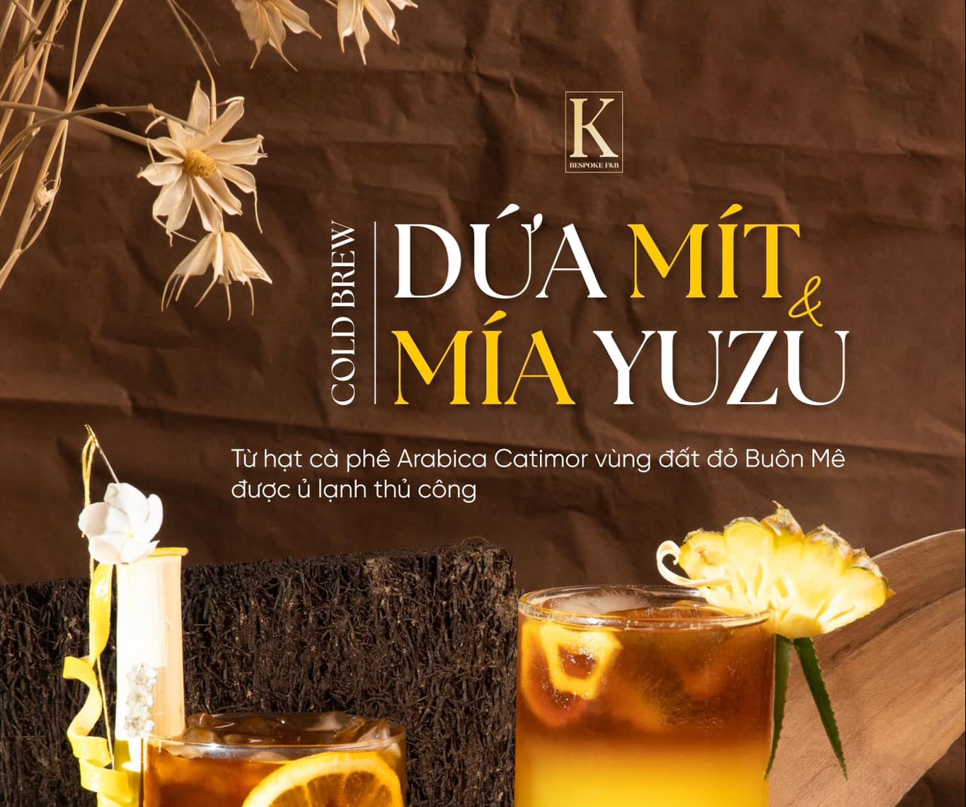 COLDBREW | DỨA MÍT & MÍA YUZU